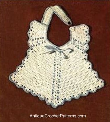 Unique Baby Bib Pattern Vintage Crochet Baby Bib