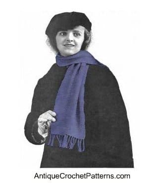 Vintage Crocheted Scarf - Free Crochet Scarf Pattern Vintage Crocheted Scarf - Free Crochet Scarf Pattern