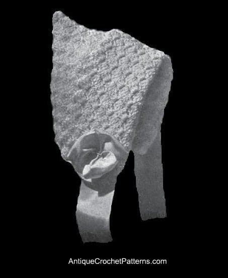Vintage Crochet Bonnet Free Crochet Baby Bonnet Pattern