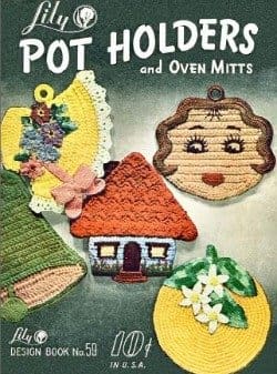 Lily Pot Holders And Oven Mitts