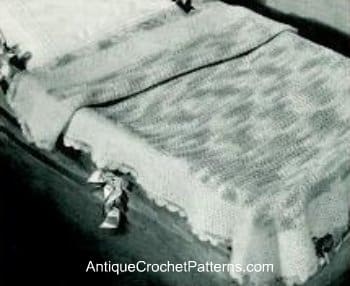 Vintage Crochet Baby Blanket