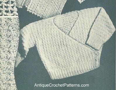 Infant Surplice Sweater