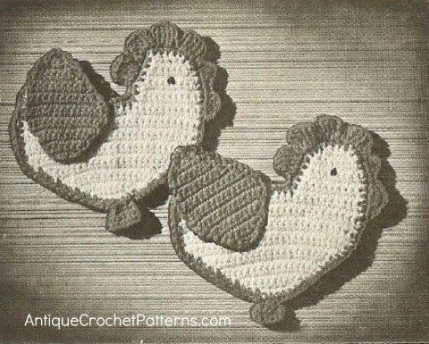 Crochet Potholder - Chic Chicks