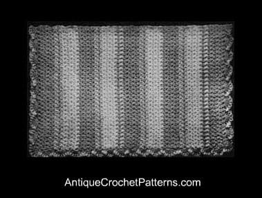 Crochet Afghan - Vintage Crocheted Afghan