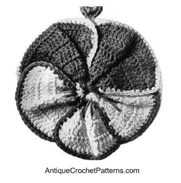 Pansy Potholder Pattern