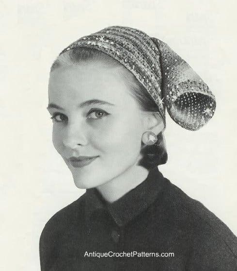 Vintage Sparkling Ponytail Cap - Crochet Hat Pattern Vintage Sparkling Pony Tail Cap - Crochet Hat Pattern