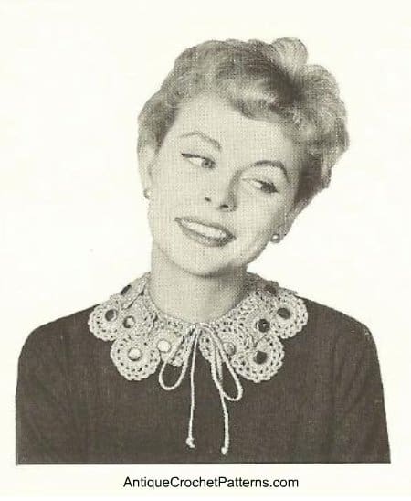 Crocheted Collar Free Crochet Collar Pattern