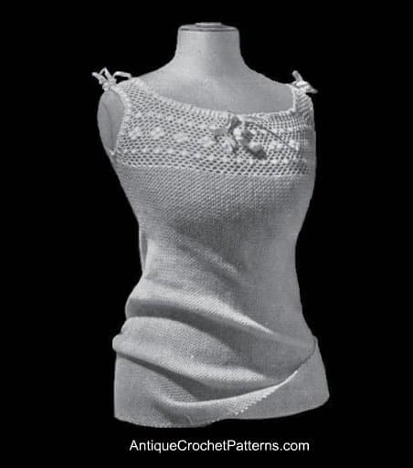 Crochet Pattern for a Woman's Vest