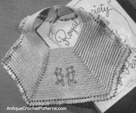 Crochet Baby Bib Pattern Embroidery Baby Bib