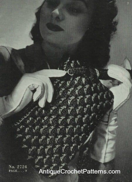 Crochet Bag Pattern Number 2724