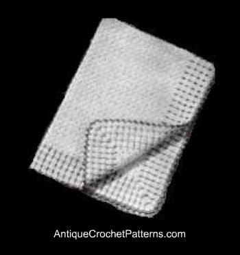 Crochet Baby Blanket Vintage Carriage Cover