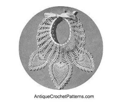 Crochet Baby Bib Pattern Pineapple Baby Bib