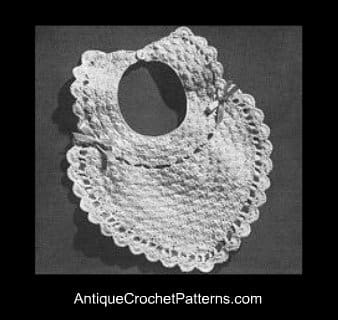 Crochet Baby Bib Pattern Baby Bib Pattern