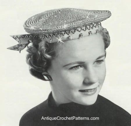 Vintage Crocheted Sailor Hat