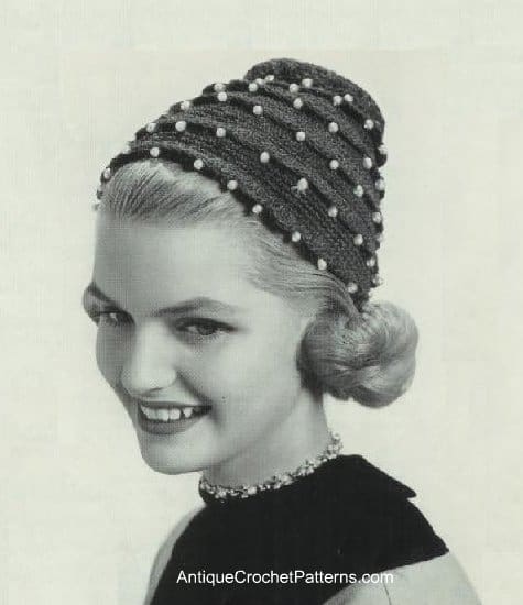 Vintage Jeweled Fez - Crochet Hat Pattern