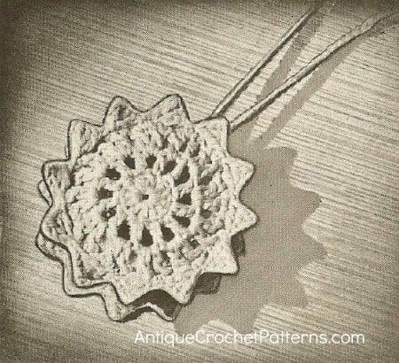 Crochet Home Decor Pattern Moth Cake Holder