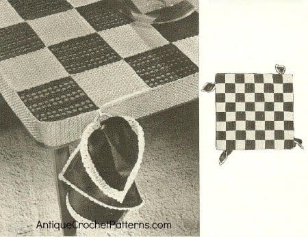 Crochet Home Decor Pattern Bridge Cloth