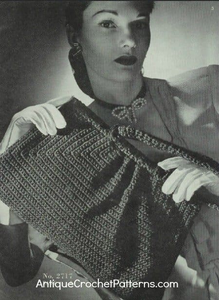 Crochet Bag Pattern Number 2717