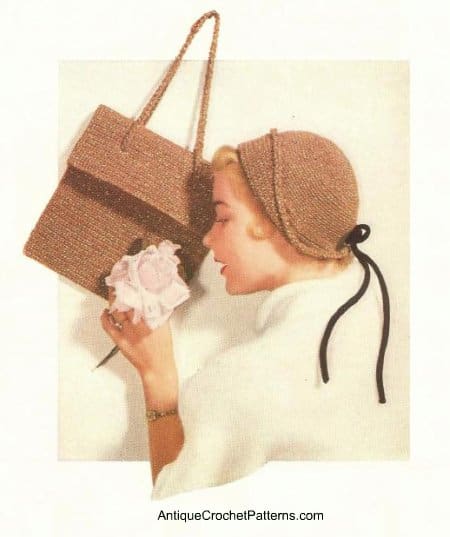 Fold Away Cloche Free Crochet Hat Pattern