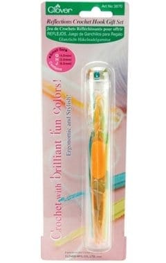 Ergonomic Crochet Hook Set Sizes G, H, and J
