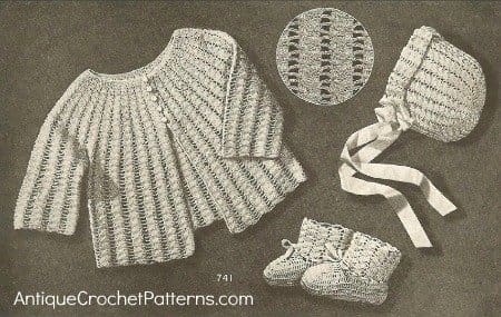 Crochet Baby Set Barbara Baby Set