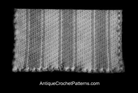 Crochet Baby Blanket Vintage 1920s Coach Cover