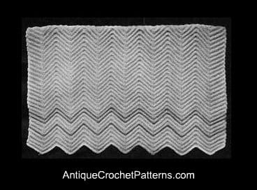 Crochet Afghan - Vintage Crocheted Afghan