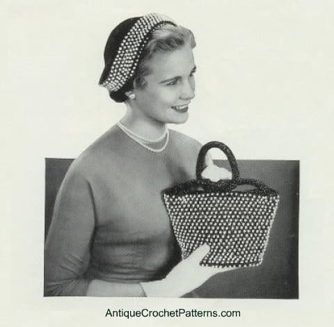 Beaded Dutch Cap Free Crochet Hat Pattern