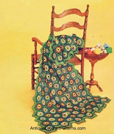 Crochet Afghan Colonial Charm Afghan
