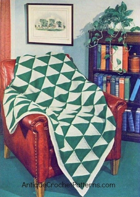 Crochet Afghan Modern Mood Afghan