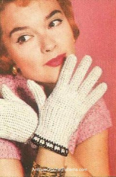 Fashion Accessories Crocheted Gloves