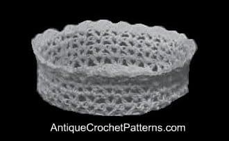Vintage Crochet Basket