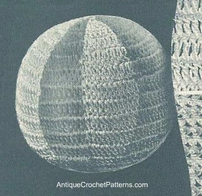 Crocheted Striped Ball Crocheted Striped Ball