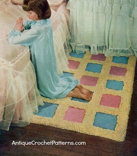 Block Rug Free Crochet Pattern