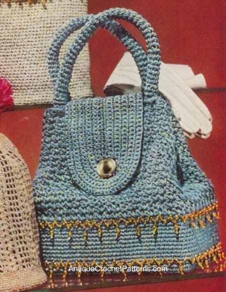 Vintage Crocheted Bag