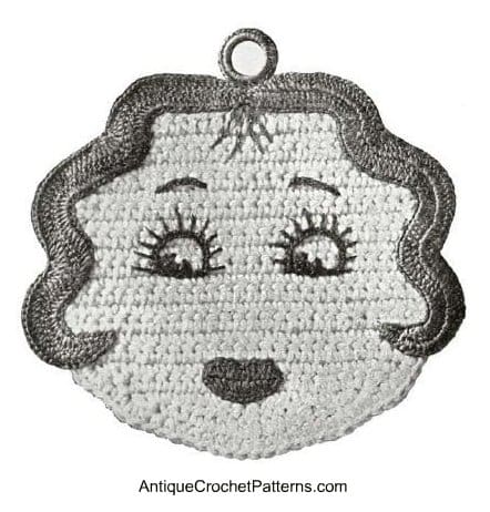 Miss America Potholder - Free Crochet Pattern
