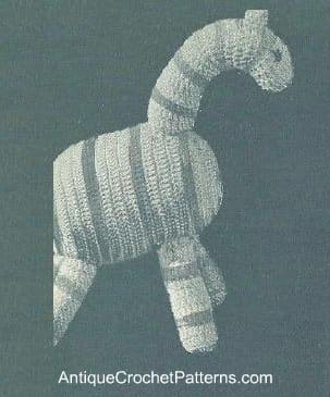 Crocheted Carriage Toy