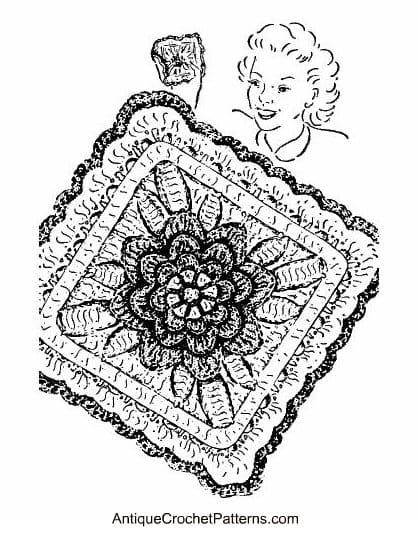 Rose Potholder